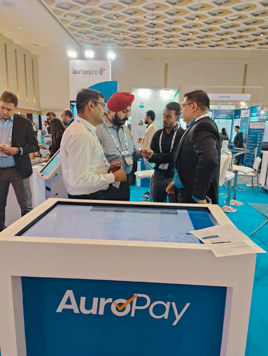 aurionpro's tweet photo. We are surrounded by digital enthusiasts exploring disruptive payment gateway solutions for new-age businesses. Experience the excitement at booth number E 1-4.
#GFF2022 #Aurionpro #Aurobees #AuroPay #AurionproPayments #iCashpro+ #SCSoft #AurionproCustomerExperience #SmartLender https://t.co/WtS6A4SX7L