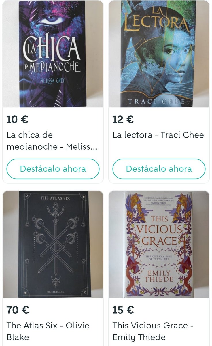 alderbIue's tweet photo. Hola ✨ estoy vendiendo estos libros en mi perfil de wallapop. ¿Me podéis dar rt para que llegue a más gente a la que les pueda interesar? 🥰

🌸Perfil wallapop: https://t.co/K4gQwa0Q3S https://t.co/CzXk6Z4W8N