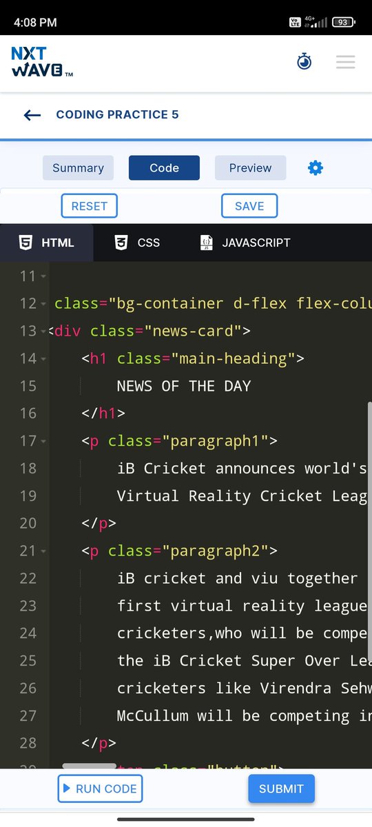 _deekshitha_d's tweet photo. Helloo people π....done vth another 5th coding practice...it was a great learning...thanks to the entire team of @nxtwave_tech...
#Thankful #nxtwave #ccbpians #nxtwavetech https://t.co/SX7yxkiO4v