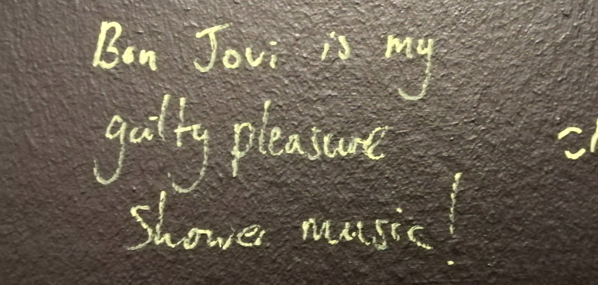 perthartgallery's tweet photo. Bon Jovi? Shower music? Ok, folks, do you have an ultimate track to play while having a shower, then??
#SinOfTheWeek
#PerthMuseum #SummerOfSin #BonJovi https://t.co/Gqs9EMVnC8
