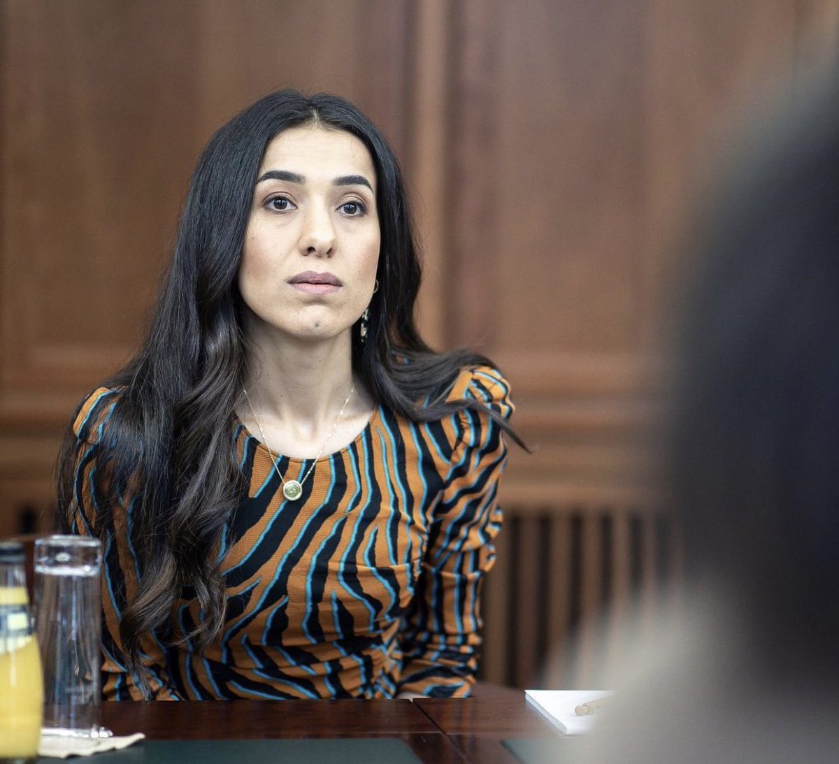 NadiaMuradBasee's tweet photo. It was energizing to meet German FM @ABaerbock and discuss ways to encourage int'l prosecutions of ISIS members for genocide and sexual violence. As with all of Minister Baerbock’s policies, justice and support for #CRSV survivors requires a survivor-centric approach. https://t.co/KUOBiaTTJt