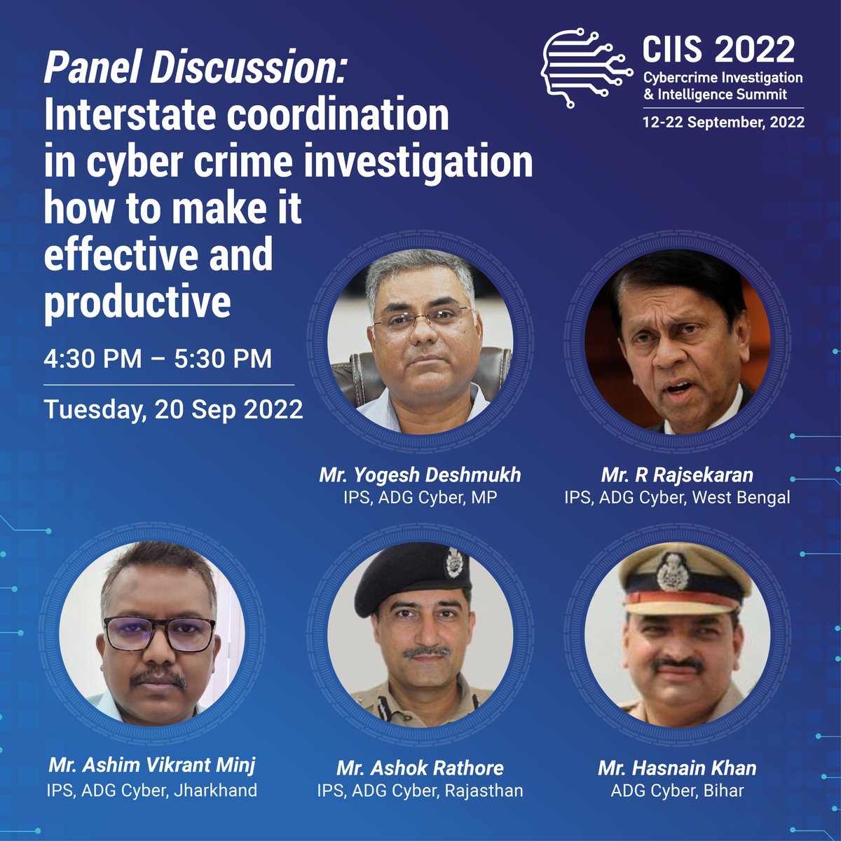CII_Summit's tweet image. In our series of panel discussions, today we will have esteemed panelists talk about Interstate coordination in cyber crime investigation | how to make it effective and productive.

Join us: hubs.ly/Q01mHzkl0

#lawenforcement #cybercrime #CIIS2022