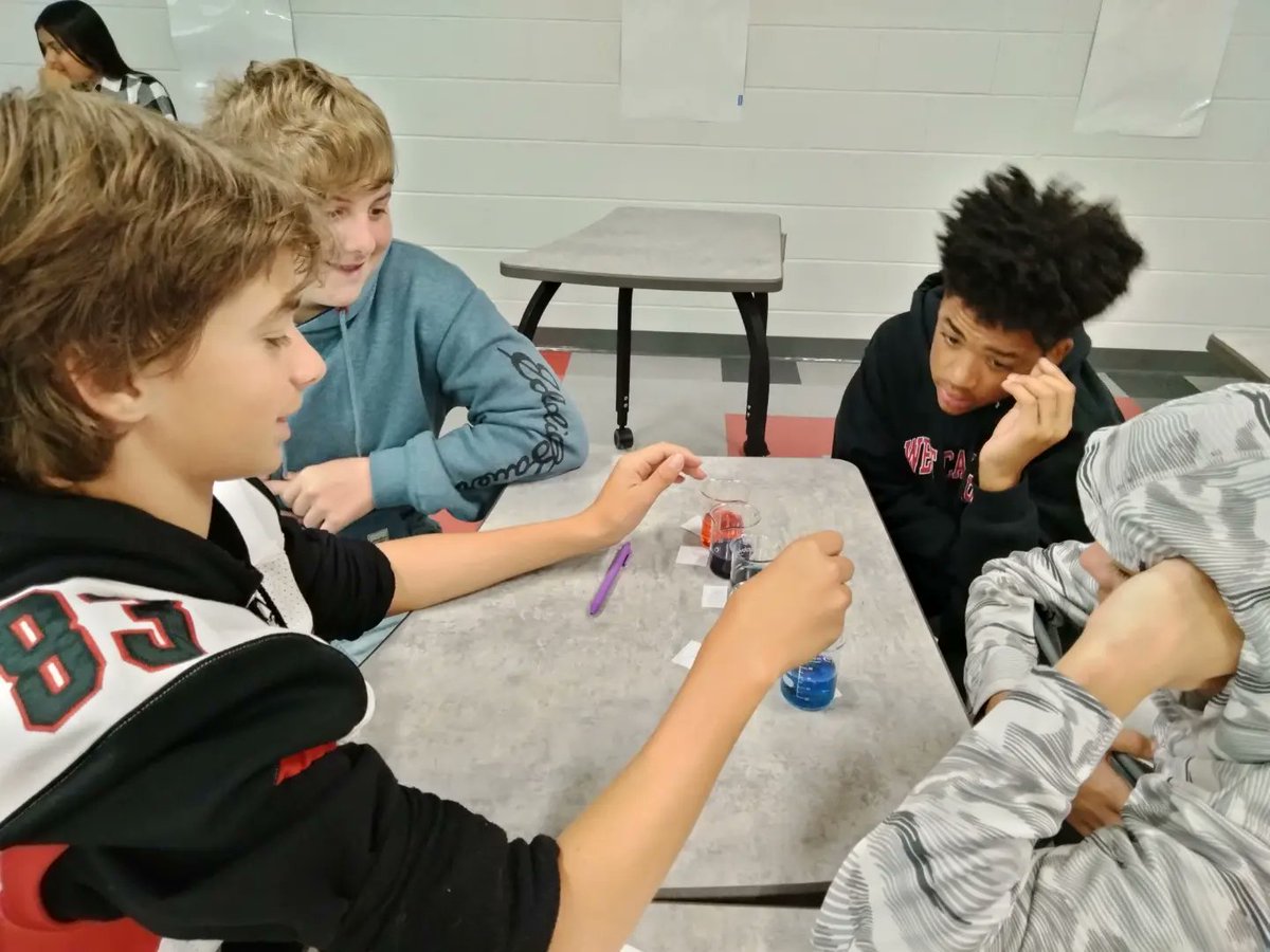 WCHS_CTE's tweet photo. Mrs. Tobin's Foundations of Health Science class enjoyed learning about Blood Types and Blood Transfusions and the importance of transfusing patients with the correct blood during a lab. @ctefornc @CabarrusCTE https://t.co/J5z7yZCprw