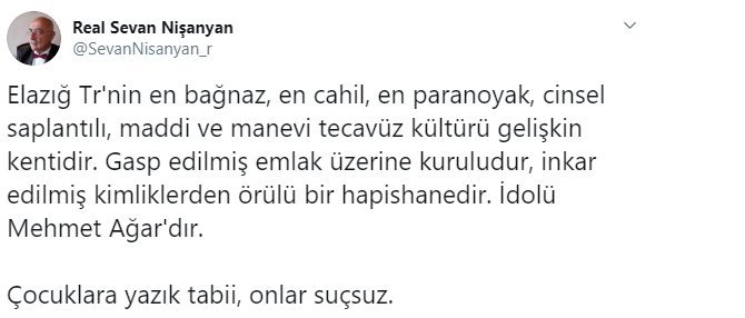 elazığ hakkında en doğru tespit