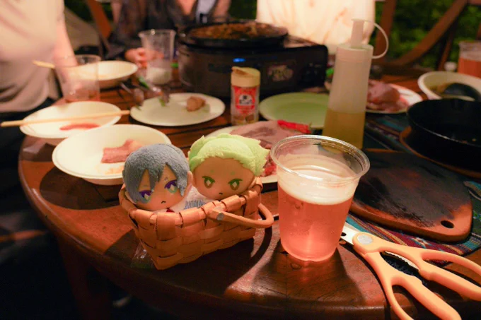 激闘キャンピングを安全圏でみまるおちびちゃ 