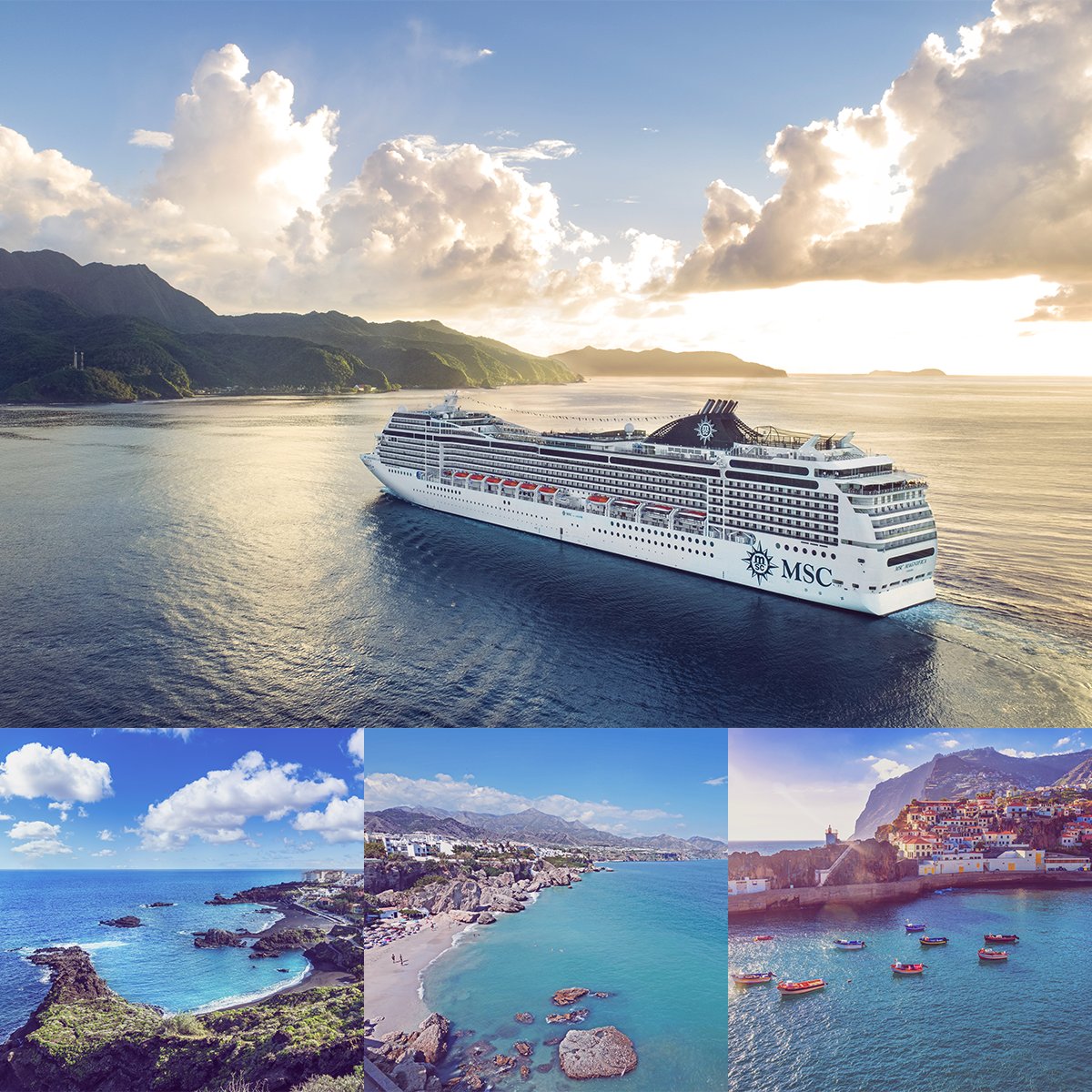 Het paradijs vinden deze winter is misschien makkelijker dan je denkt ⭐ Ontsnap naar het beste van Spanje, Portugal, Frankrijk en Italië op #MSCMagnifica 's 12-daagse #cruise door de #Middellandse en Atlantische Oceaan. 
Bezoek onze website om te boeken : bit.ly/3SedB5i