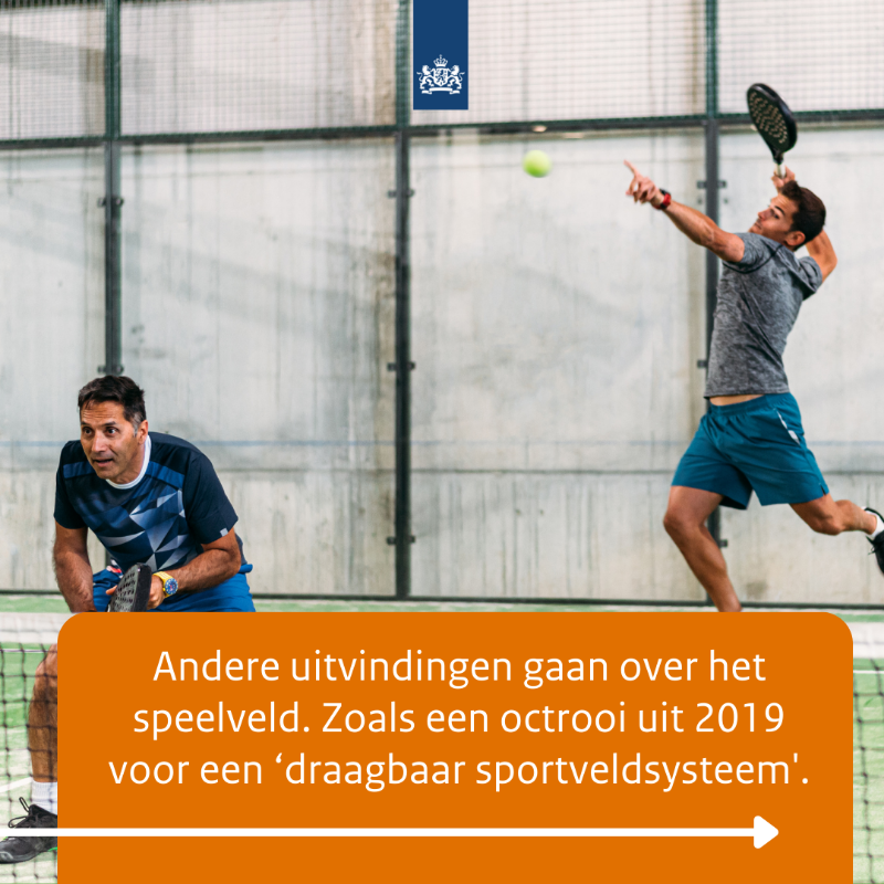 RVO_Innovatie's tweet photo. Padel is razendpopulair. Er zijn ruim 1.300 padelbanen in Nederland en zo'n 1600 octrooien.

Octrooiadviseur en fanatiek paddelaar Michiel ging op zoektocht in de octrooidatabanken. Wat hij daar allemaal vond over 'padel', lees je hier: https://t.co/EFqst0sCnK

#padel #innovatie