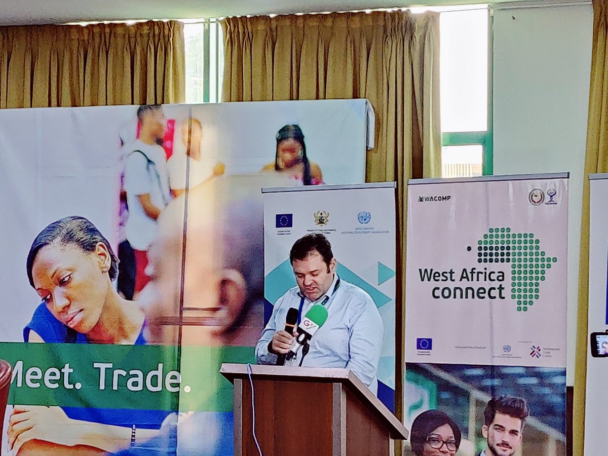<a href="/WACOMP_ECOWAS/">WACOMP</a> @fakhruddinaziz <a href="/PhoolchundRuben/">Ruben Phoolchund</a> <a href="/ITCnews/">International Trade Centre (ITC)</a> <a href="/EuropeInGhana/">European Union in Ghana</a> <a href="/kolasofola/">Kolawole Sofola</a> <a href="/ecowas_cedeao/">Ecowas - Cedeao</a> <a href="/EuropeInGhana/">European Union in Ghana</a> emphasised  #EU  <a href="/MatchMeetTrade/">West Africa Connect</a>  #WACOMP is strengthening regional integration for #MSMEs #SMEs competitiveness in #Ghana and other #ECOWAS countries implemented by <a href="/UNIDO/">UNIDO</a> and <a href="/ITCnews/">International Trade Centre (ITC)</a>