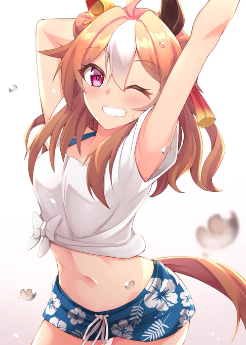 Gaze on me!衣装のコパノリッキー#ウマ娘 