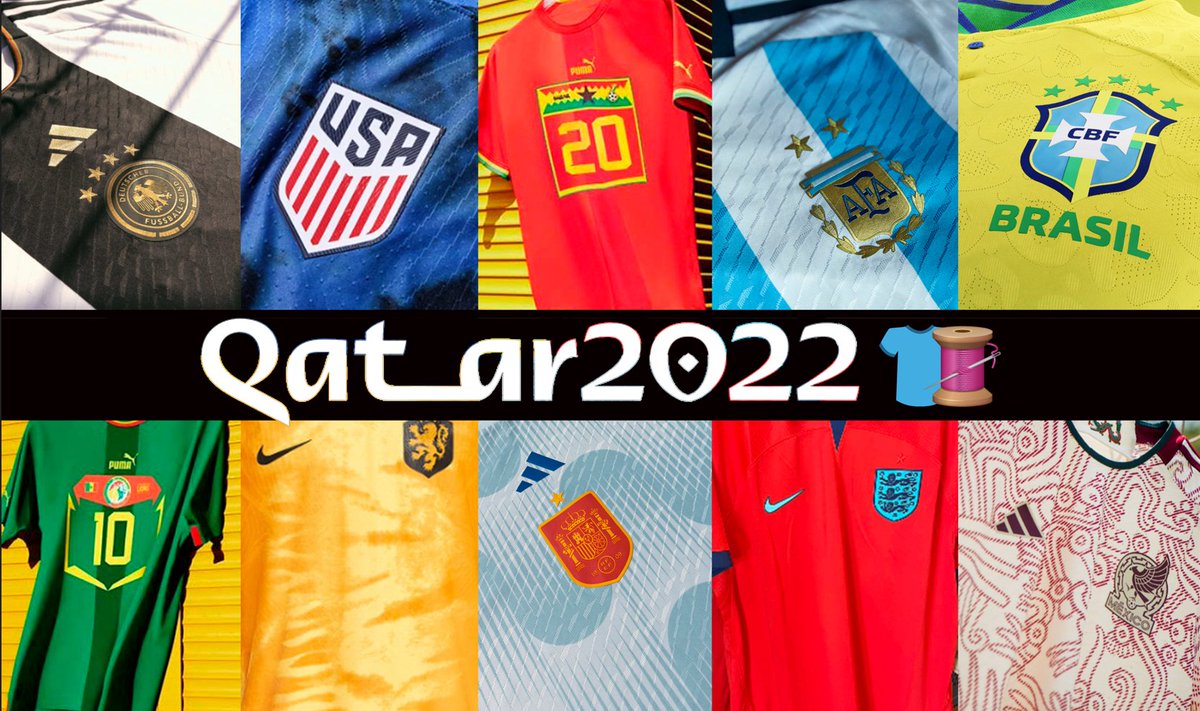 alejandromendo's tweet photo. Trozos de tela™ que nos tocan la fibra. Elásticas feas que son preciosas cuando entra la pelotita™. Iconicidad para todos los públicos. Vamos a ello. Porque un Mundial no es un Mundial sin su

𝗟𝗶𝗯𝗿𝗼 𝗗𝗲 𝗘𝘀𝘁𝗶𝗹𝗼 | #Catar2022 👕🧵 https://t.co/MgT1lNbj69