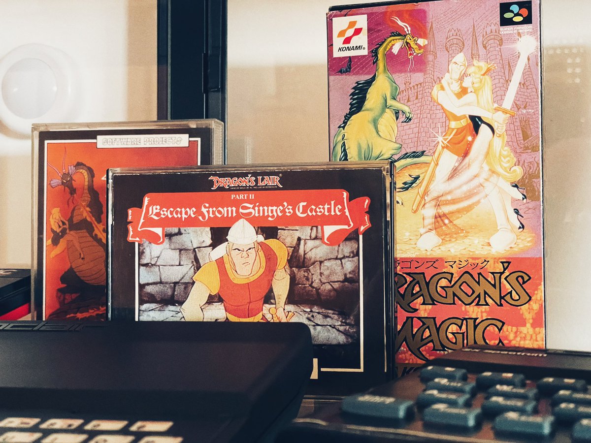 turk182es's tweet photo. Parce que il n’y a pas que Dragon’s Lair dans la vie… enfin, dans la mienne oui 😍
#Retroblog #Retro #Retrogaming #SuperNintendo #Soectrum #Zx81 #Commodore64 #Oldies #Vintage https://t.co/wrpvNoCu9s