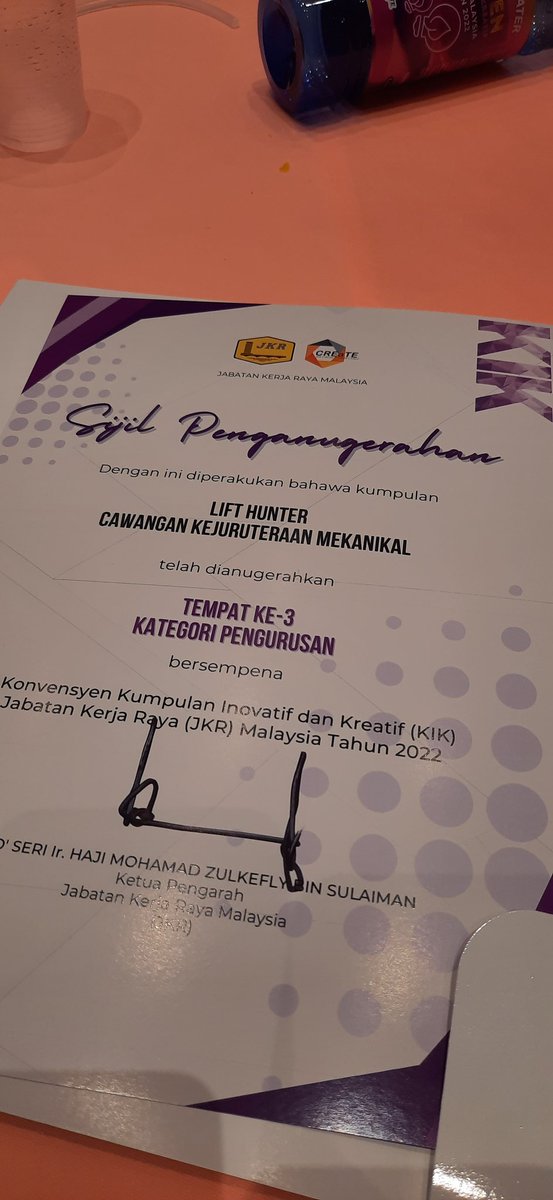 OsmanPwd's tweet photo. Alhamdulillah.. Tahniahhhh semua kepada rakan² team projek EZ LIFT.. Anda semua hebattt.
@zalina_my
@IrZulkifli3
@JKRMalaysia 
@CREaTEJKR https://t.co/hG44BBJgih