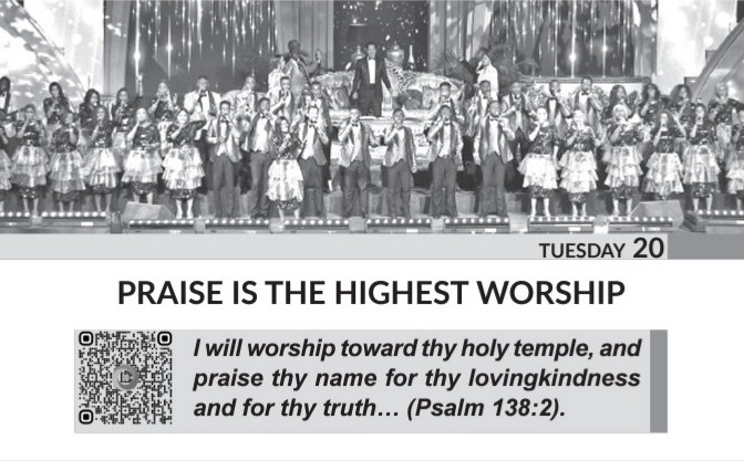 Rhapsotweets's tweet photo. RHAPSODY OF REALITIES
Tuesday, 20th September, 2022
https://t.co/hrcWVgzBjN

PRAISE IS THE HIGHEST WORSHIP
- Pastor Chris Oyakhilome
#Rhapsotweets 

(🧵A Thread — 1/17🧵) https://t.co/dlrxuOdid4