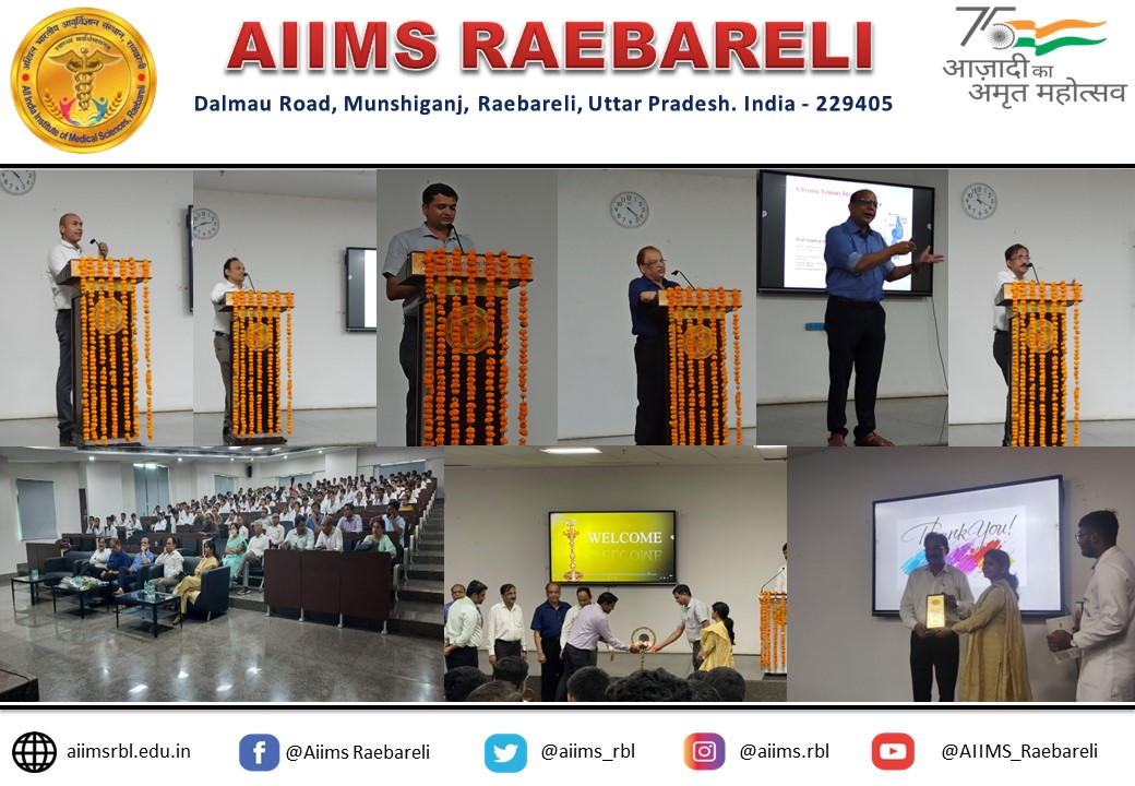 aiims_rbl's tweet photo. 'Chronic Venous Insufficiency-A Symposium' organized by #CTVS #GeneralSurgery #Radiodiagnosis  on 03.09.2022.

@narendramodi
@PMOIndia
@mansukhmandviya
@MoHFW_INDIA
@DrBharatippawar
@RajwanshiDr
@NirajKu10440954 
#IACTS
#Varicose
#SandeepKumar #AjayKhanna https://t.co/Uw86guGFsX