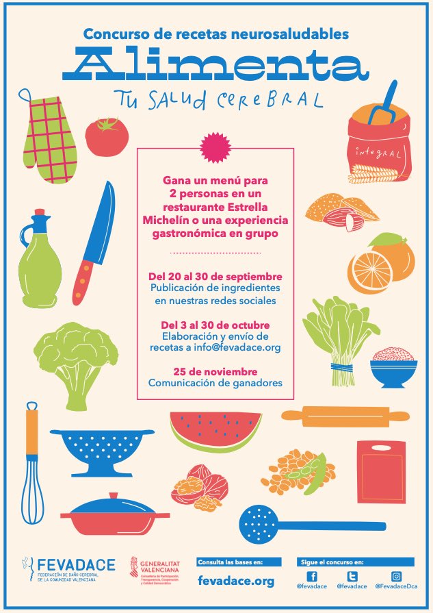 pacolonso's tweet photo. Concurso de recetas neurosaludables. Alimenta tu salud cerebral.
Animaros! Es una iniciativa excelente!
#alimentatusaludcerebral #recetasfevadace #concursorecetas #DCA #saludcerebral #alimentacionsaludable #comesano #cocinasaludable #fevadace https://t.co/8LPEYUZ47Z