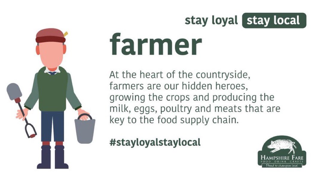 The launch of our regional campaign Stay Loyal Stay Local. Read more here: bit.ly/3ePLBRW  We began with our Farmers. #farmers #localfood #britishfarming #stayloyalstaylocal