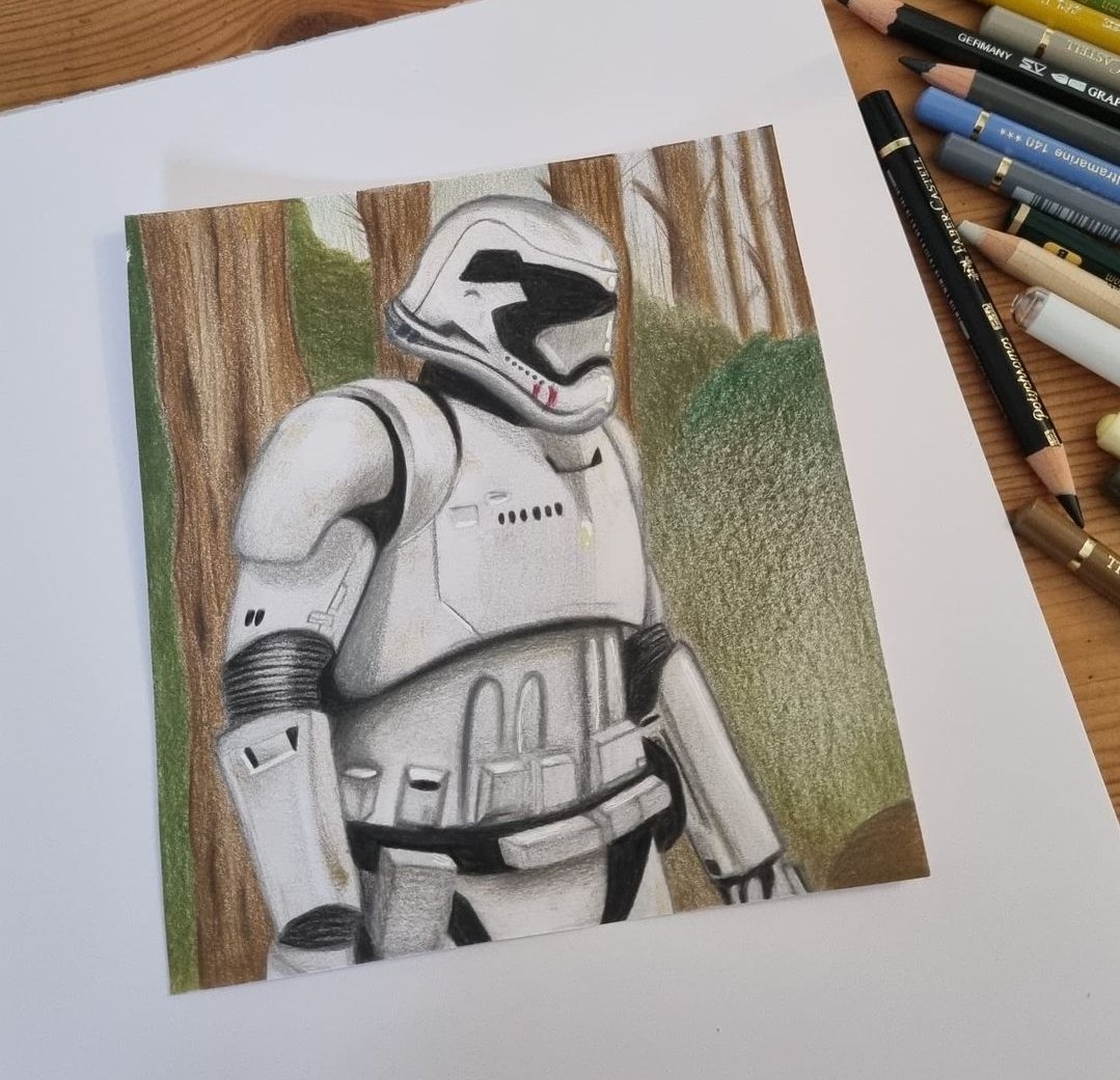 denisedevise201's tweet photo. #stormtrooper #fanart #fin #starwars #kunst #art #artoftheday #artofinstagram https://t.co/OeTk3S9MCd