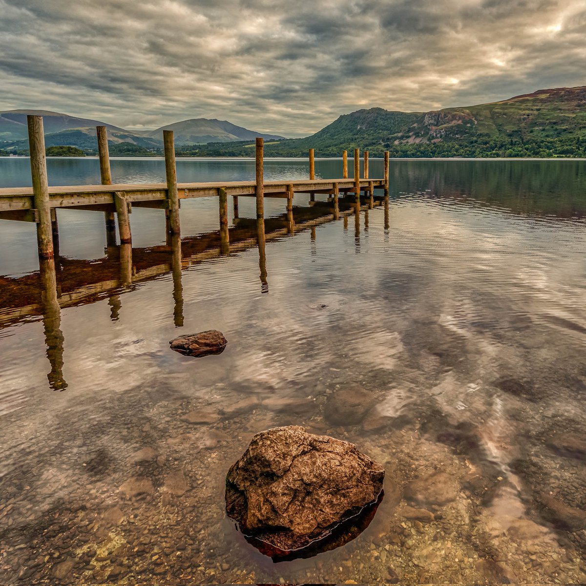 lakesrhino's tweet photo. Morning everyone hope you are well. Views across Derwentwater towards Walla Crag. Have a great day. #LakeDistrict @keswickbootco @ShowcaseCumbria https://t.co/45MZr39pOx