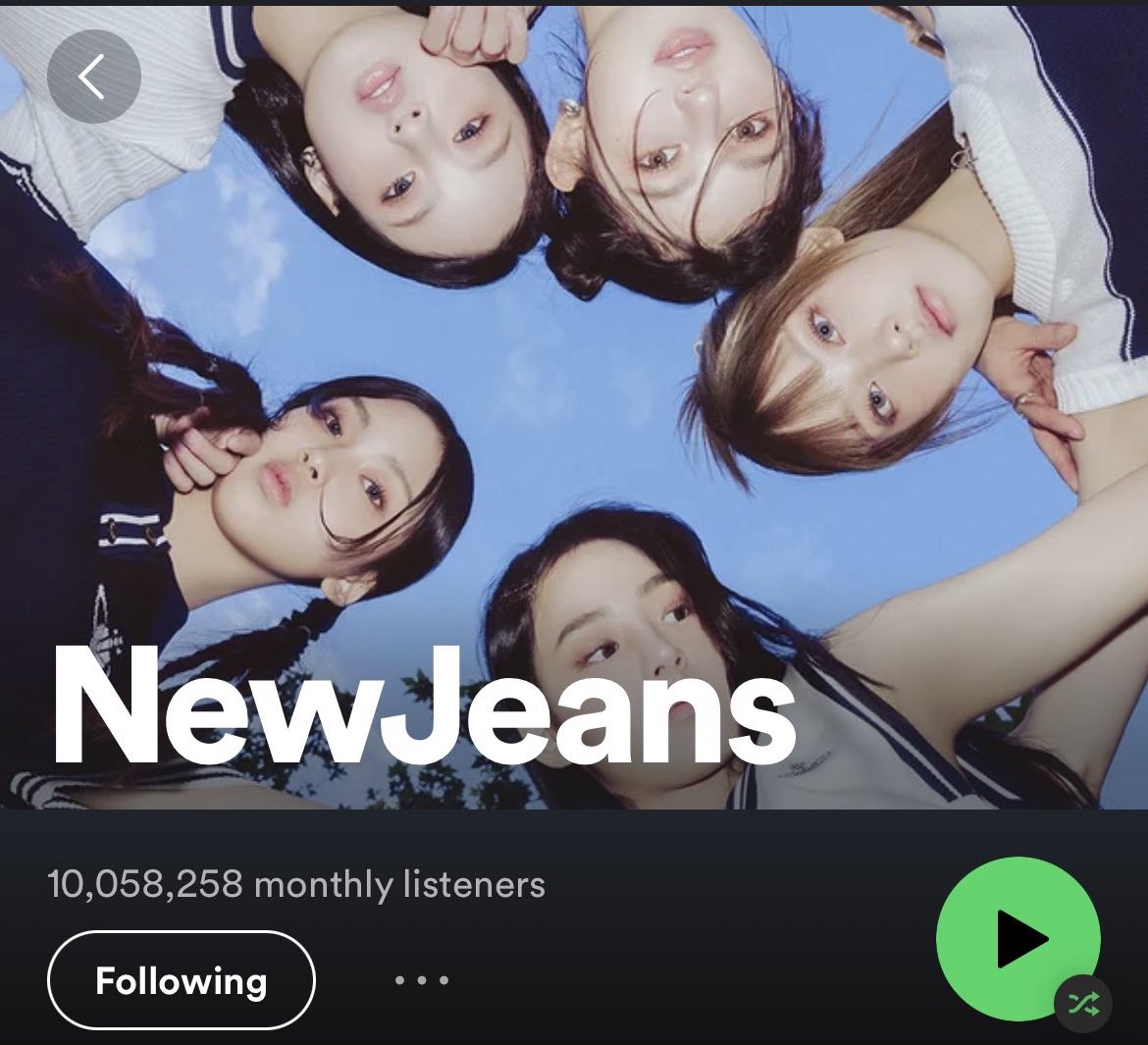 Such an achievement by <a href="/NewJeans_ADOR/">NewJeans</a> , 10M monthly <a href="/Spotify/">Spotify</a> listeners in less than 2 months from their debut! A pleasure to be involved with ”Attention” from <a href="/CosmosMusic/">Cosmos Music</a> , Thanks to Beast and Natives Alike, Hanna Cho, producer 250, <a href="/alldoorsoneroom/">ADOR</a>, Duckbay ❤️🙏🏻 #NewJeans