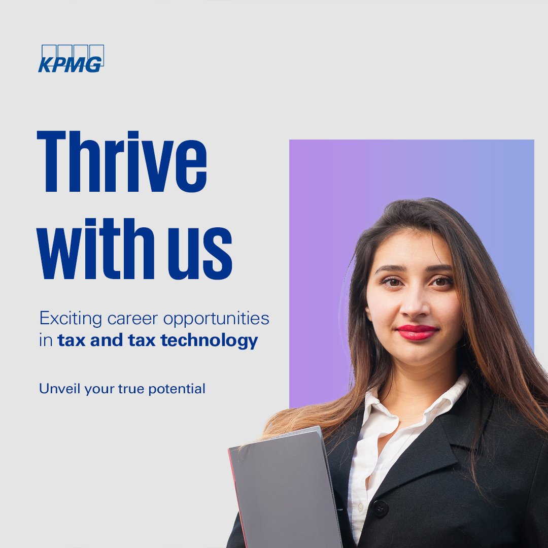 KPMG India on Twitter "Are you a tax professional looking for a