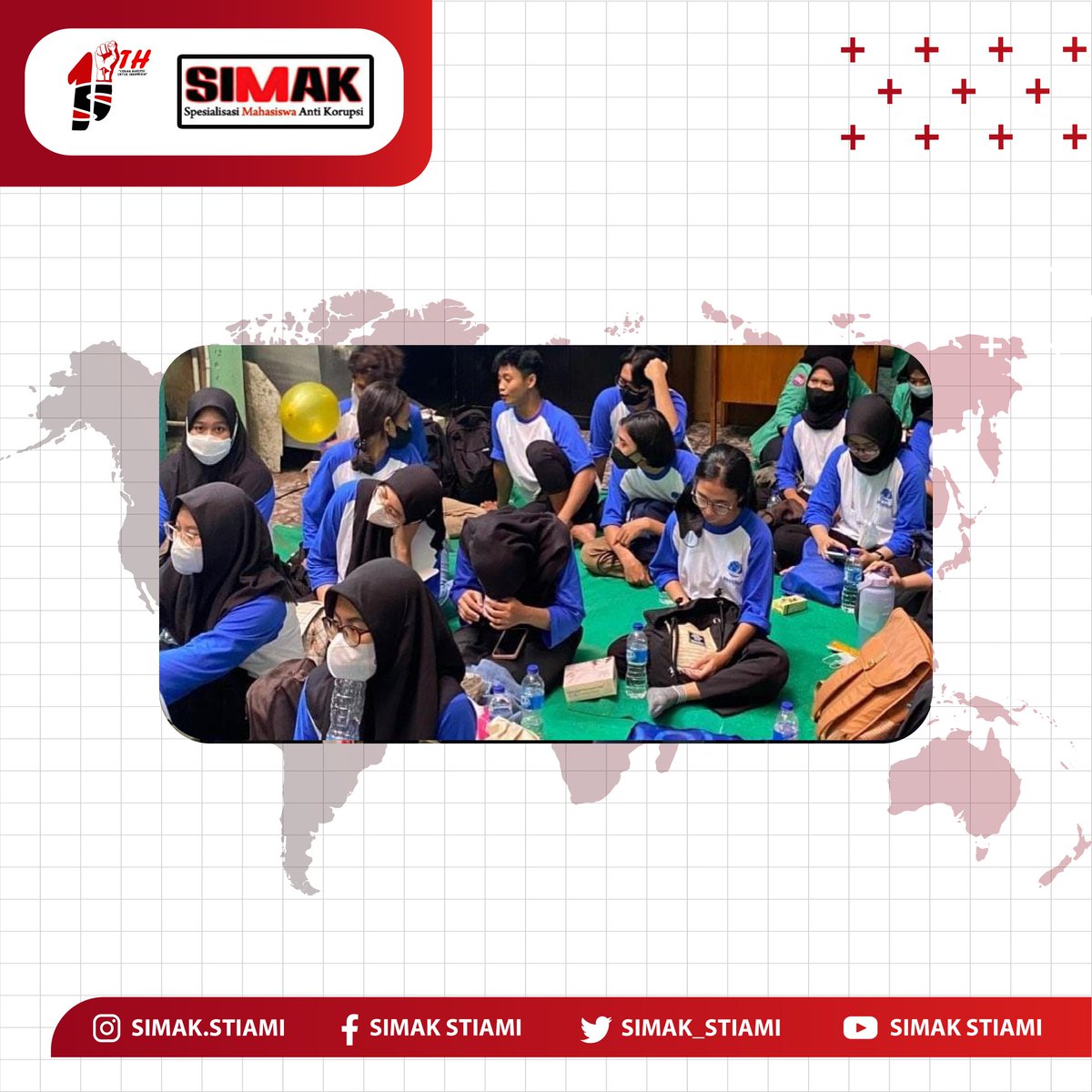 SIMAK_STIAMI's tweet photo. SIMAK ikut berpartisipasi dalam kegiatan SIIAP 2022 Institut STIAMI yaitu Ormawa Show yang dilaksanakan pada :
Hari : Kamis, 8 September 2022
Tempat : Kampus Institut STIAMI Pusat
#bangkitlawankorupsi
#simakstiami
#simak2022
#siiap2022
#ormawashow https://t.co/t5UAie82mI