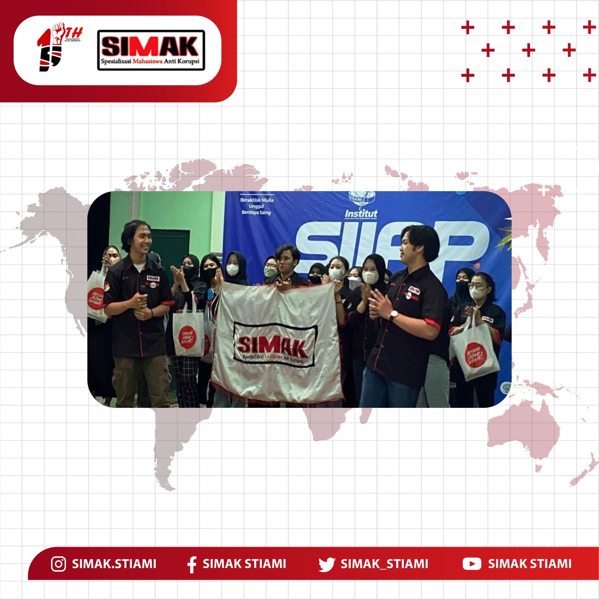 SIMAK_STIAMI's tweet photo. SIMAK ikut berpartisipasi dalam kegiatan SIIAP 2022 Institut STIAMI yaitu Ormawa Show yang dilaksanakan pada :
Hari : Kamis, 8 September 2022
Tempat : Kampus Institut STIAMI Pusat
#bangkitlawankorupsi
#simakstiami
#simak2022
#siiap2022
#ormawashow https://t.co/t5UAie82mI