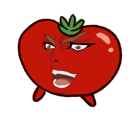 CropsCursed's tweet photo. You were expecting Cursed Crops content today BUT IT WAS ME, SABOTOMATO! https://t.co/eI9HkxojjY