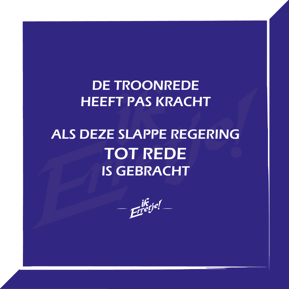 IkErretje's tweet photo. Prinsjesdag..
#ikerretje #troonrede #prinsjesdag #regering #kabinet #goudenkoets #denhaag #rutte #problemen #begroting #woordspeling #quotes #grappigeteksten https://t.co/wHxE14ugT8