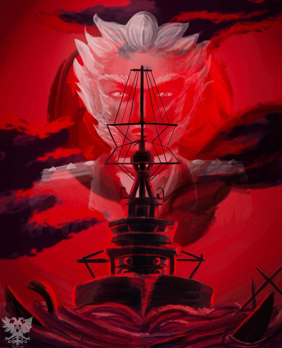 pnk_fam's tweet photo. Promo for missakagi (Instagram)
#pnkxfam
#gbc_au #battleship #dreadnought #navalvessel #dreadnoughtclass #bayernklasse #kriegsmarine #schlachtschiff #bloodmoon #kapitänleutnant #fantasy #digitalart #digitalart #pnkxfam #procreate https://t.co/9fbZCGpPQ8
