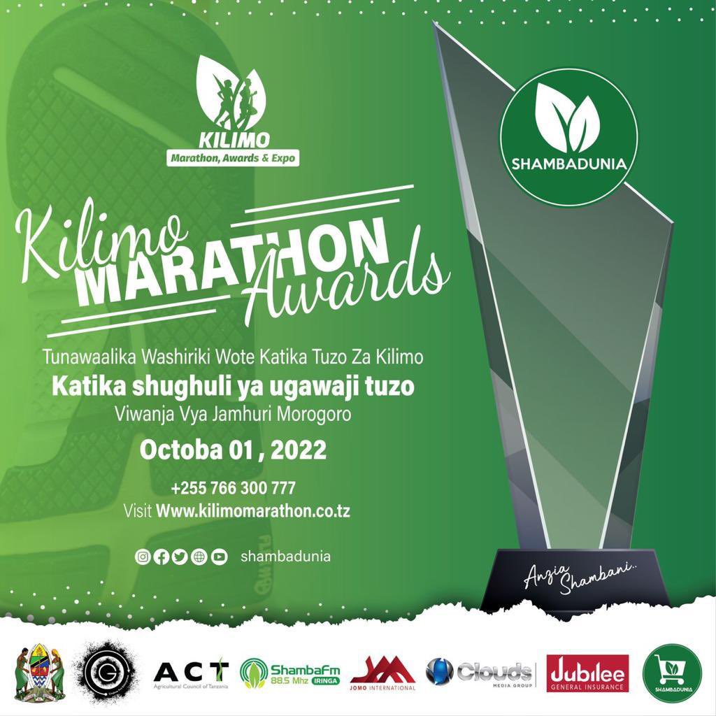 ClaraFundi's tweet photo. Tarehe 29/9- 1/10 โKilimo Marathon award and exproโ itakuwa na jambo lake pale Morogoro .
Unaweza endelea kujisajili kupitia link ya https://t.co/arj9AOWaDe kuna mengi ya kujifunza pia!
#KilimoMarathon #AnziaShambani #ShambaDunia https://t.co/XU3aWW2TjP