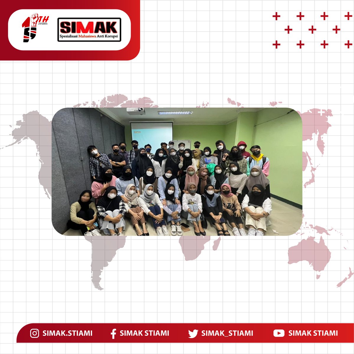 SIMAK_STIAMI's tweet photo. Jakarta, 17 September 2022
Spesialisasi Mahasiswa Anti Korupsi (SIMAK) telah melaksanakan Open House di kampus pusat institut STIAMI yang menjadi narasumber yaitu :
1. Galuh Angga Komara, S.AP
2. Eka Ratna Sari
#Simakstiami
#Bangkitlawankorupsi
#Masuksimak2022
#Institutstiami https://t.co/ToiRYqUYoS