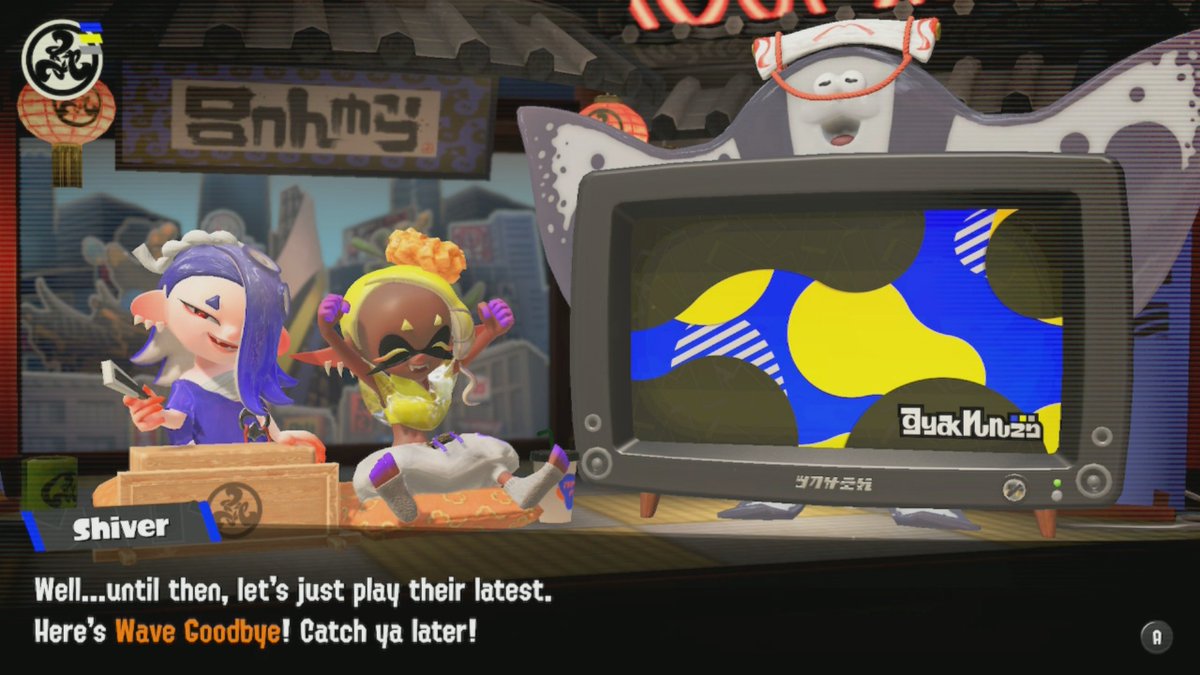 Pyretech's tweet photo. Finished the campaign for Splatoon 3. Really fun, I'm glad it had a nice mix of easy and somewhat challenging maps. Excited to continue playing the multiplayer over the next few months, as always it holds up. https://t.co/eSIDUDoIdT