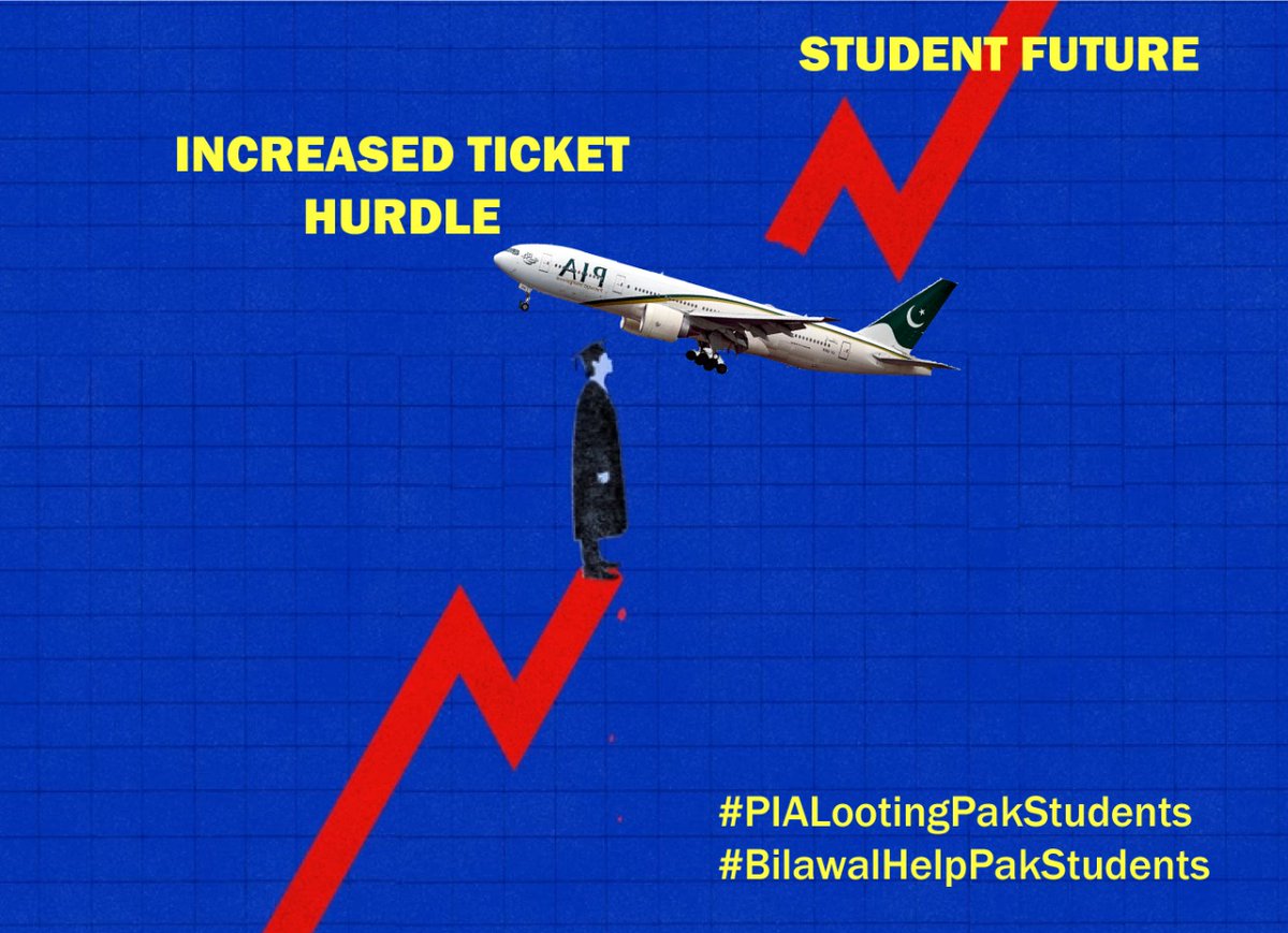 Basit__Raza's tweet photo. @Official_PIA is playing it's integral part in not letting students study abroad. Charging 550k for one way ticket is just cruelty and savagery. 
#PIALootingPakStudents
#BilawalHelpPakStudents
@BBhuttoZardari
@KhSaad_Rafique 
@ImranRiazKhan https://t.co/na40F6n1UZ