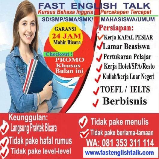 FASTENGLISHTALK's tweet photo. FAST ENGLISH TALK- Kursus Bahasa Inggris Percakapan Tercepat di Bali. Fokus pada percakapan formal utk sekolah, kuliah, Kerja dan Berbisnis. Garansi 24 Jam Lancar Bicara. Minat? WA: 081353311114 https://t.co/nVuBSjiTEn https://t.co/K4ZFhSy8P6