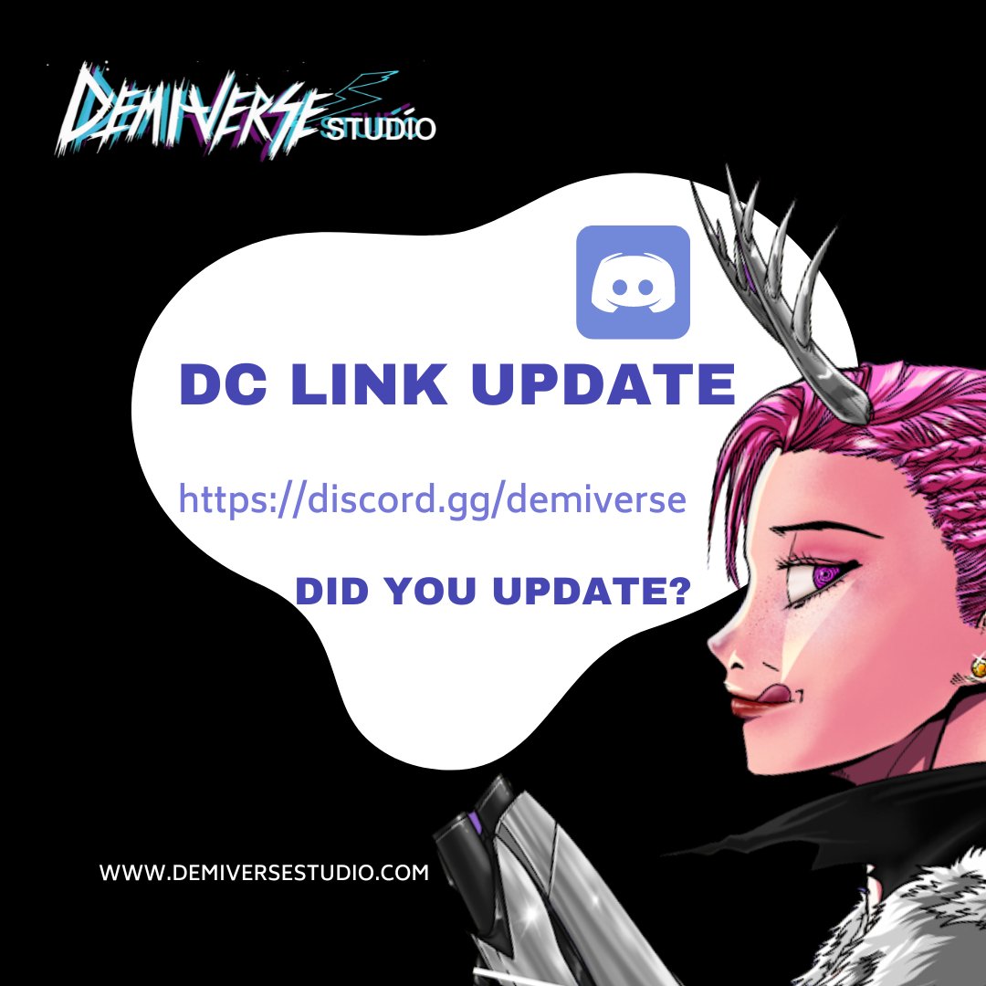 DemihumanNft's tweet photo. Important Reminder

Demi's official Discord link has been updated~

Demily, remember to update your profile

Discord👥：
https://t.co/ybcu7WsmEF

──────────────

OpenSea🌊：
https://t.co/KgfDYQStFP

#Demily #NFTs #DAO #Discord https://t.co/0OtjujeNRI