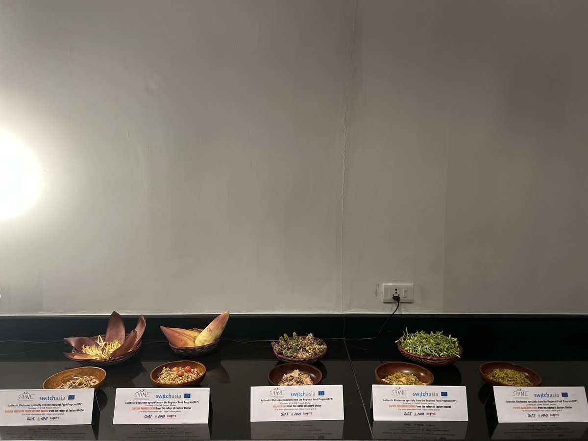 SHINEProject3's tweet photo. The SHINE project, funded by EU Switch Asia  organised dinner for EU delegates and other head of agencies on 19th September, 2022 at hotel Zhiwaling Ascent, Mothithang, Thimphu. The dinner was organised in line with Regional food program which is one of the ongoing activities. https://t.co/iGix0O8iS4