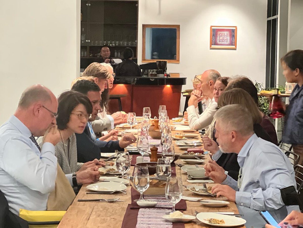 SHINEProject3's tweet photo. The SHINE project, funded by EU Switch Asia  organised dinner for EU delegates and other head of agencies on 19th September, 2022 at hotel Zhiwaling Ascent, Mothithang, Thimphu. The dinner was organised in line with Regional food program which is one of the ongoing activities. https://t.co/iGix0O8iS4