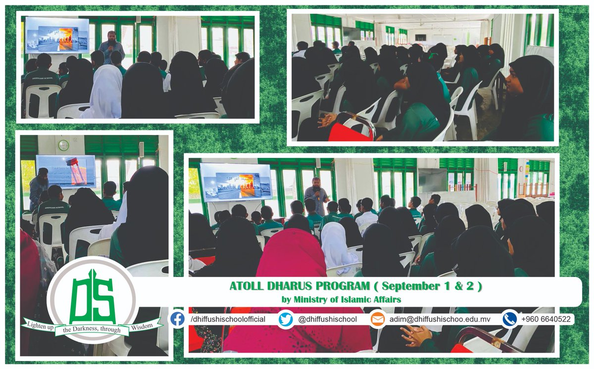 Atoll Dharus Program
<a href="/MoEdumv/">Ministry of Edu, Higher Edu and Skills Development</a> 
<a href="/MVIaffairs/">Ministry of Islamic Affairs & Endowments</a> 
<a href="/DIdharaa/">Dhiffushi Council Idharaa</a>