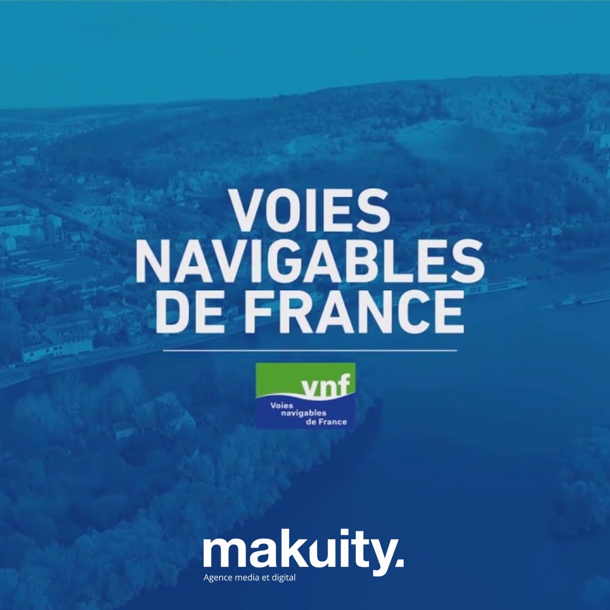 À l’issue d’un appel d’offres, Voies navigables de France 🚢 choisit #Makuity

L’agence a en charge l’orchestration de sa stratégie d'achat d'espaces publicitaires, la sponsorisation et la négociation d'un partenariat média