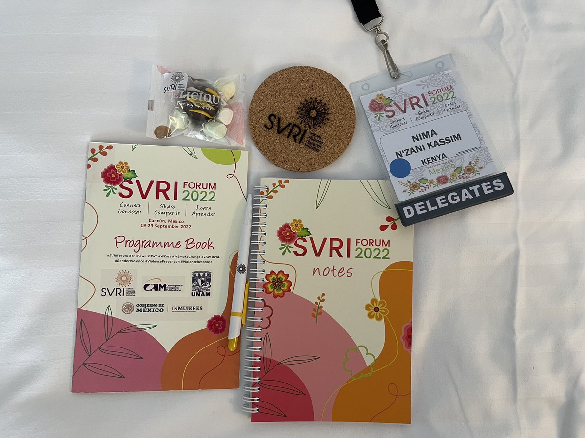 I am so thrilled to be attending the SVRI Forum 2022 @TheSVRI (Sexual Violence Research Initiative) at Mexico in (Cancun, Quintana Roo), courtesy of @awdf01 & @CREAWKenya cc @WVL_Kenya1 . 
#SVRIForum2022 #ThePowerOfWE #Together #WEconnect, #share & #learn #TogetherWEAct