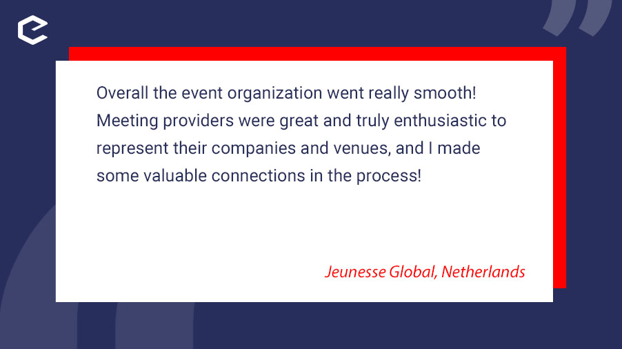 EuropeCongress's tweet photo. It is Tuesday morning, and we have more feedback coming your way! Wishing you a stupendous week! #ECfeedbackTuesday 💬
#meetingprofs #eventprofs #eventplanner #miceforum #testimonial #b2bevents #miceworkshop #eventfeedback #meetingsandevents https://t.co/ZCGb7ZbjrB
