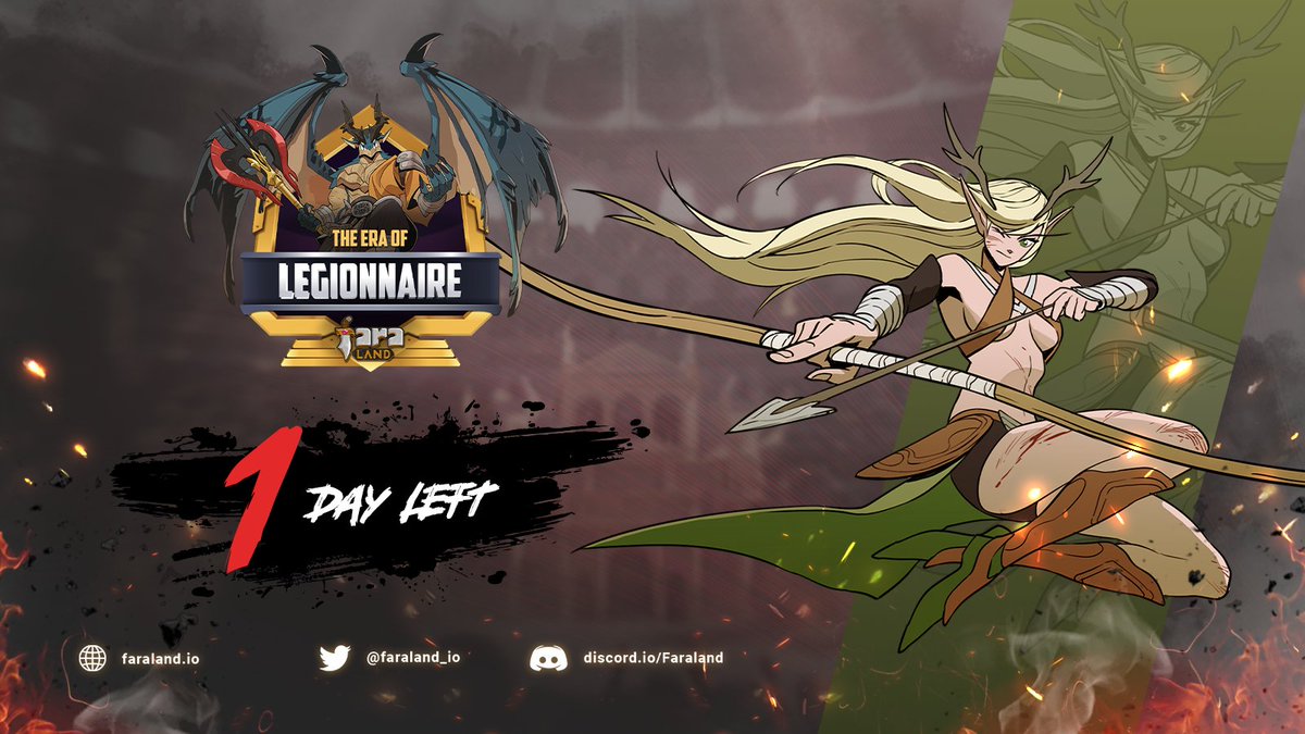 taman_fun's tweet photo. 🔥PvP Tournament - The Era of Legionnaire🔥

24 hours left until the end of PvP Tournament✨

💥Total prize pool: 26,700 $FARA💥

⏰ End time: 9AM UTC Sep 21th, 2022

#Faraland $FARA #BNBChain https://t.co/HzxavTIEE7