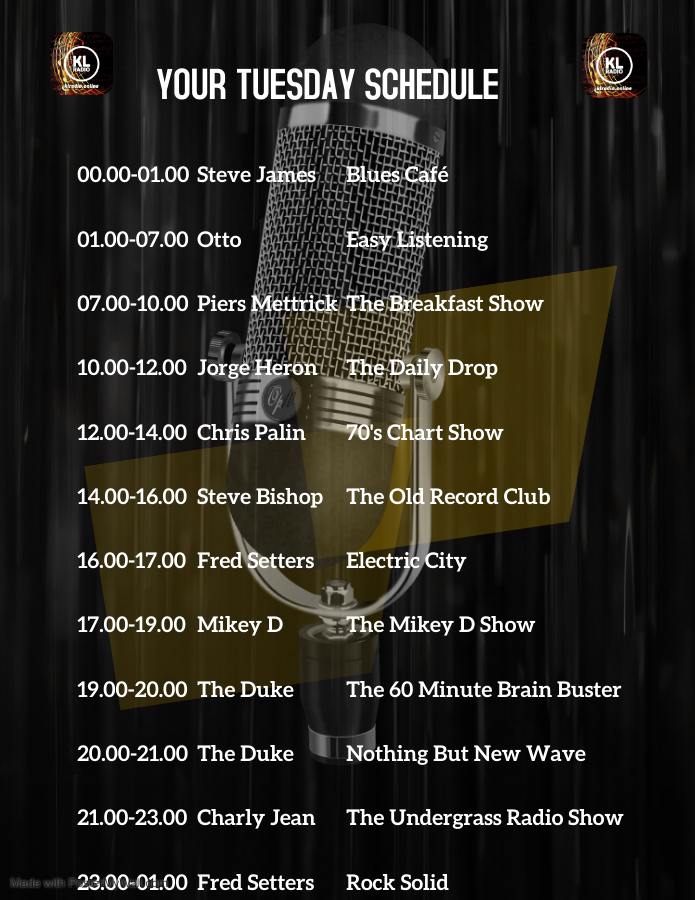 Terrific Tuesday on KL Radio
klradio.online
Alexa
MyTuner app mytuner-radio.com/radio/kl-radio…