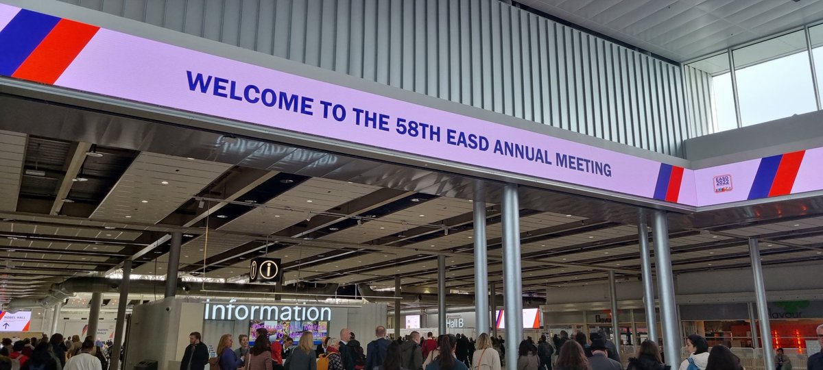 In EASD, to get updated! #EASD2022