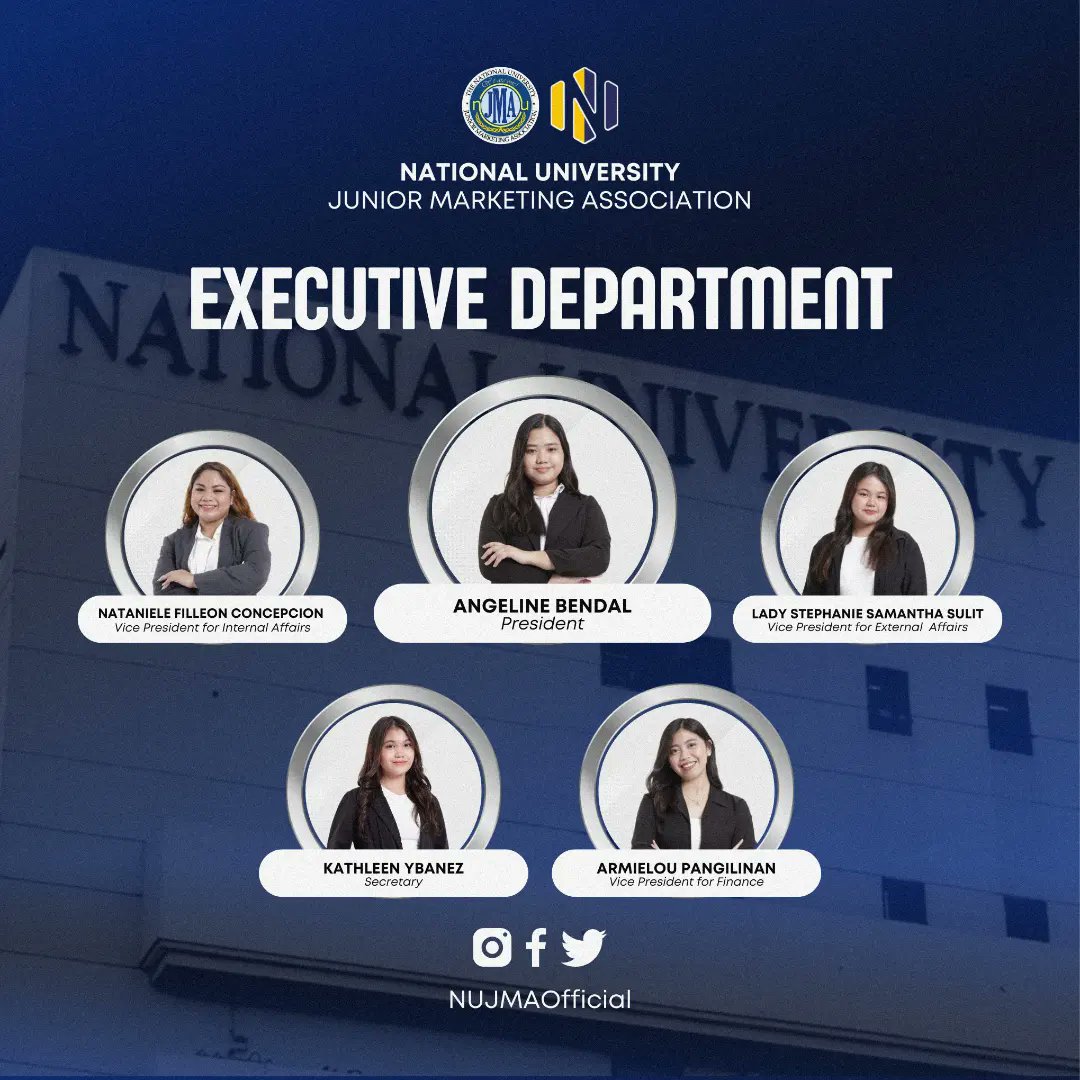 NUJMAOFFICIAL's tweet photo. Leaders are not born; they are shaped throughout time.
A new batch of student leaders of the National University Junior Marketing Association has emerged.Carrying the legacy of the former student leaders, batch Novus is now Signing-in!
#NUJMANovus
#IntensifyingExcellence https://t.co/7tOCAFQSyG