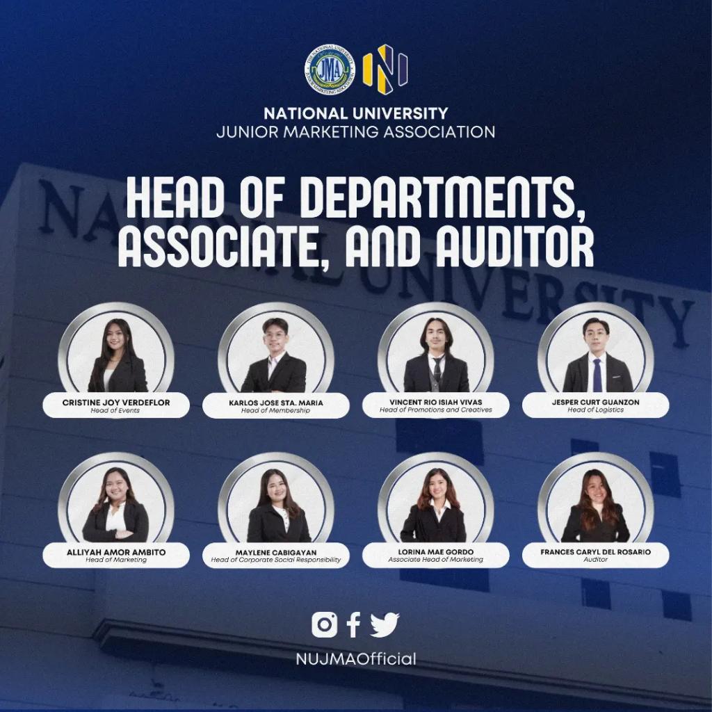 NUJMAOFFICIAL's tweet photo. Leaders are not born; they are shaped throughout time.
A new batch of student leaders of the National University Junior Marketing Association has emerged.Carrying the legacy of the former student leaders, batch Novus is now Signing-in!
#NUJMANovus
#IntensifyingExcellence https://t.co/7tOCAFQSyG