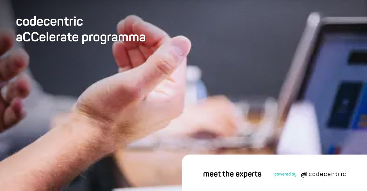 Bij codecentric zijn we constant aan het verbeteren en verbreden en dat doen we samen!

Binnen codecentric faciliteren we de journey naar Fuller Stack middels ons 𝙖𝘾𝘾𝙚𝙡𝙚𝙧𝙖𝙩𝙚 𝙥𝙧𝙤𝙜𝙧𝙖𝙢𝙢𝙖.

Wil je meer weten over dit programma:
meettheexperts.nl/artikelen/code…