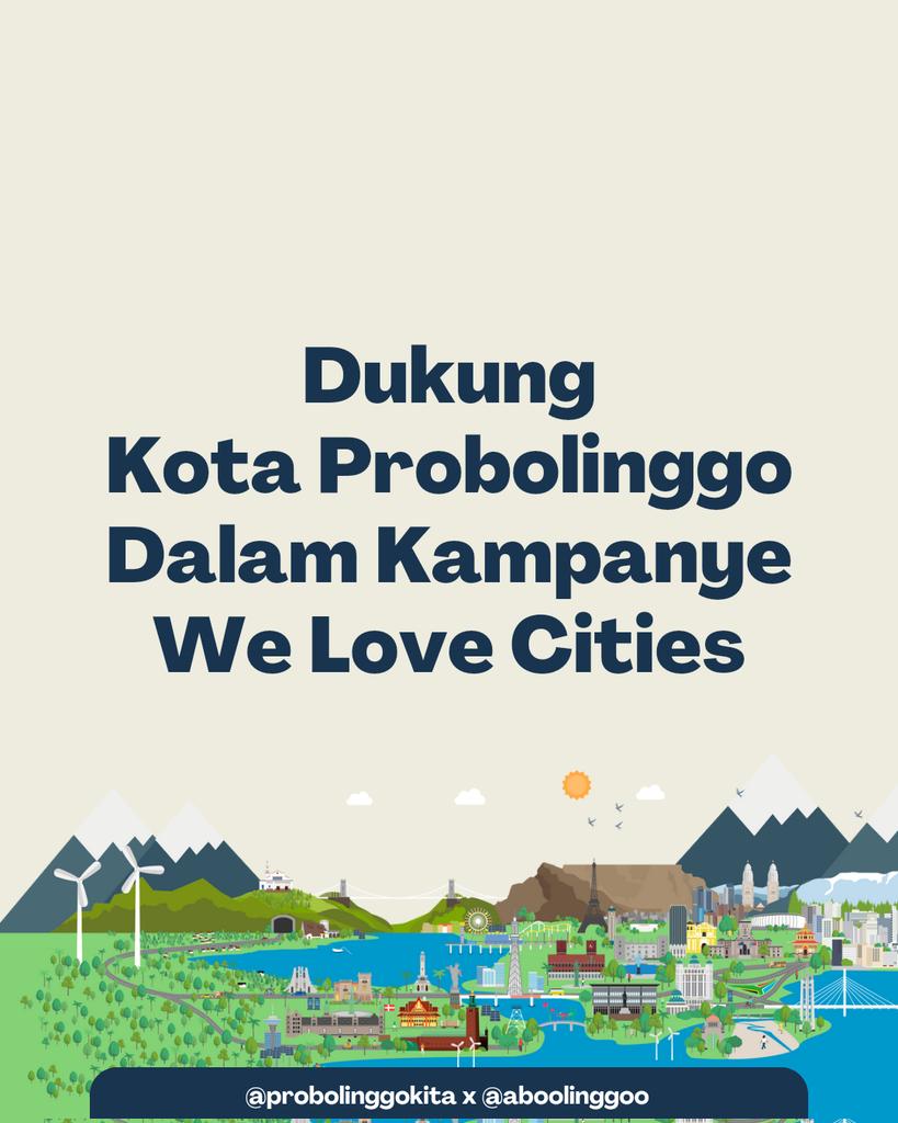 Aboolinggo's tweet photo. Dukung Kota Probolinggo Dalam Kampanye We Love Cities.

#WeLoveProbolinggo #welovecities https://t.co/Aa7AHaUMJm
