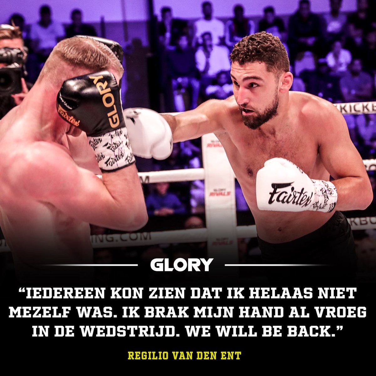 GLORY_NL's tweet photo. Regilio van den Ent brak afgelopen zaterdag zijn hand in de eerste ronde. Succes met de revalidatie en hopelijk tot snel! 🥊
Bekijk alle #GLORYRivals2 actie terug op @Videoland. https://t.co/24e4wpWbjW
