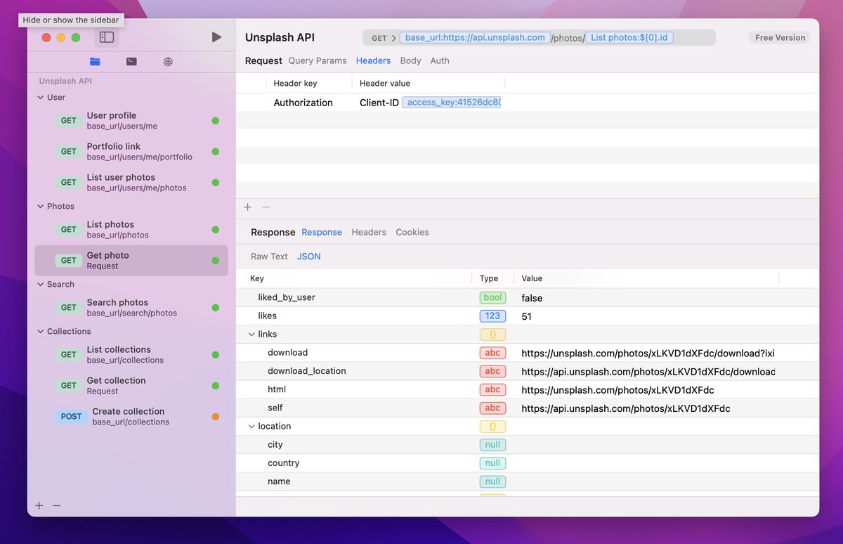 api_scout's tweet photo. Check out the new update 0.9.1 🎉
In this build we added: 
- New types of dynamic values: HMAC digest, url and base 64 encoding
- Buttons to delete sessions &amp; environments
- Shortcuts(CMD+1, CMD+2,…) for switching between views in the sidebar https://t.co/dl7PvPwK56
